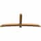Ekena Millwork Bellingham Timber Gable Bracket, Western Red Cedar, 96"W x 40"H x 3 1/2"D x 5 1/2"F, 10/12 Pitch GBW096X40X0406BEL00SWR - alternate 5